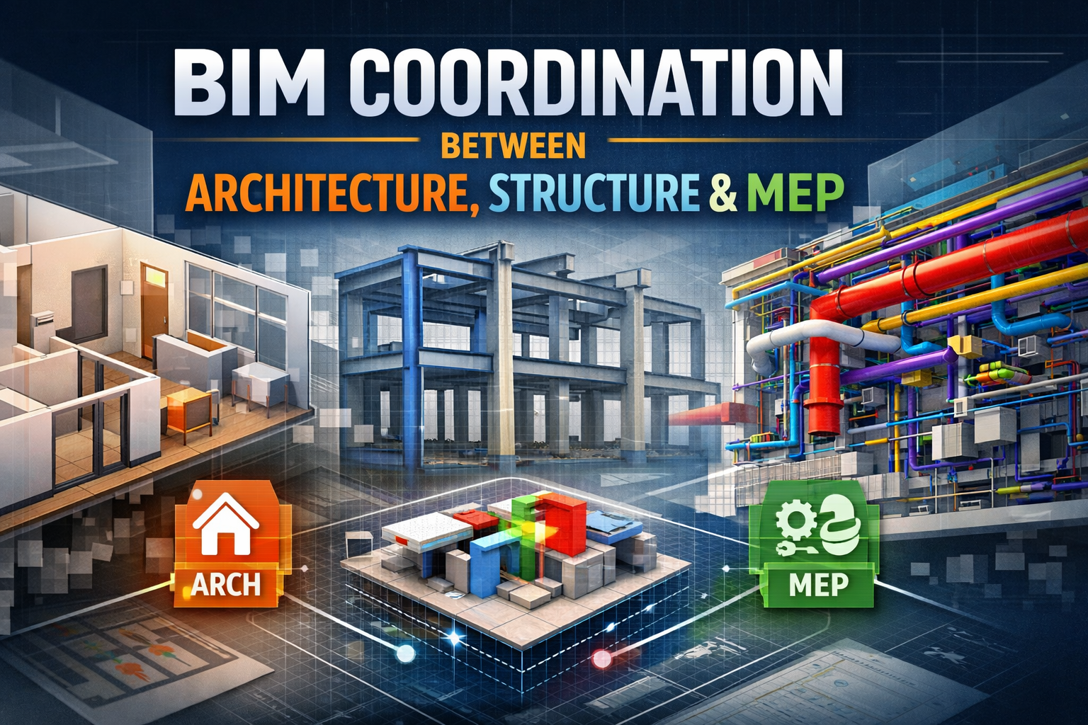 BIM Coordination Between Architecture, Structure, and MEP BIM Coordination Between Architecture, Structure, and MEP