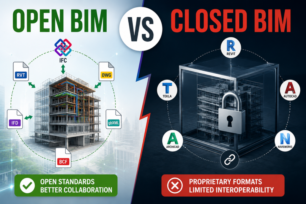 Open bim vs Closed bim