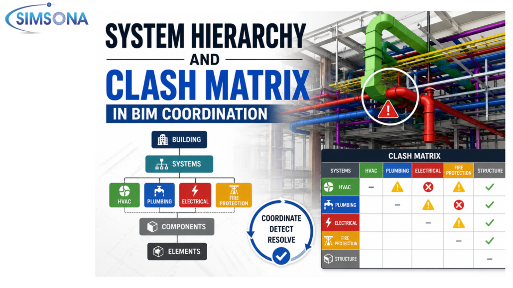 System Hierarchy and Clash Matrix in BIM Coordination