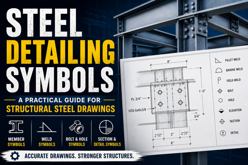 steel detailing symbols